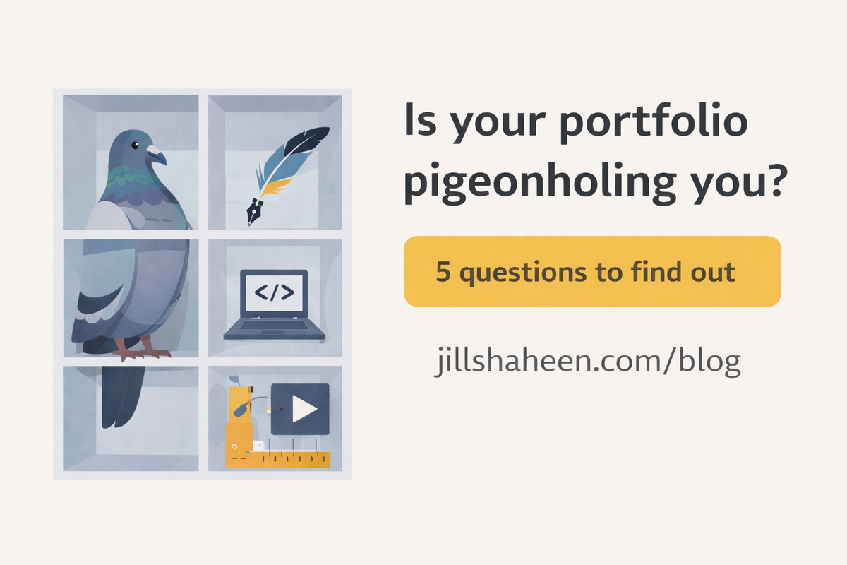 Your portfolio is pigeonholing you